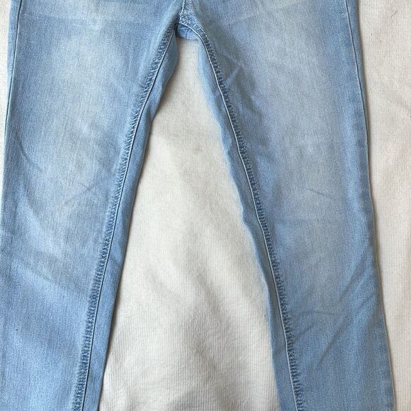 Wallflower light blue jeans skinny jeans double buttons women’s size 3 - Picture 3 of 7